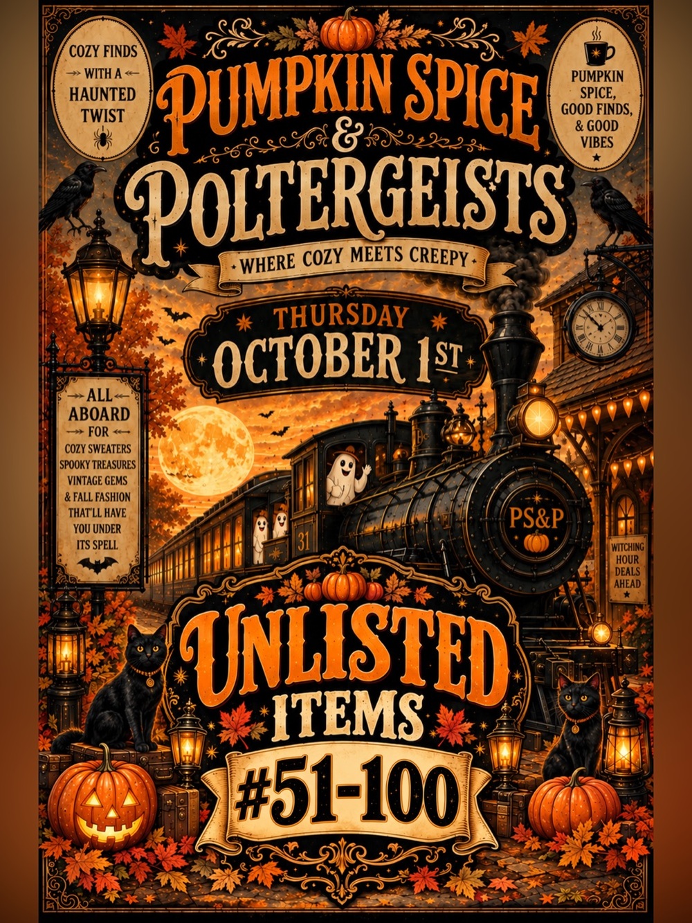 An Unlisted Item (#51-100) on Pumpkin Spice & Poltergeists